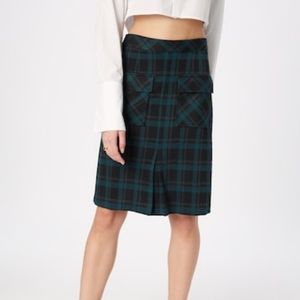 Ichi Ihkate Checko Skirt Coffee Bean XL